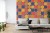 Fototapeta Retro Pattern, Geometric Colorful Abstract