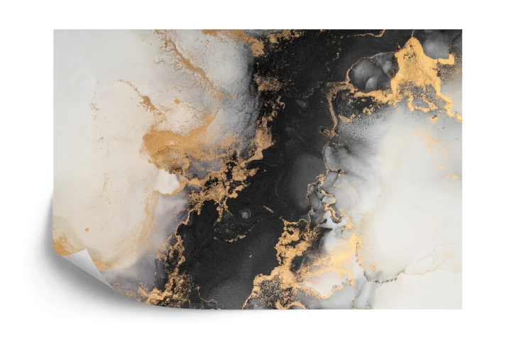 Fototapeta Marble Ink Abstract Art From Exquisite Original Painting For Abstract Background
