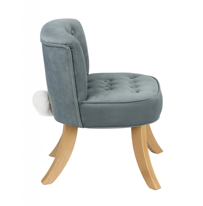 fotel dla dziecka na wysokich nogach