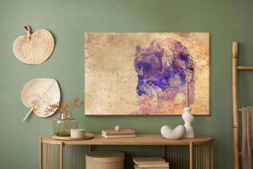 Obraz Na Płótnie Dziki Niedźwiedź