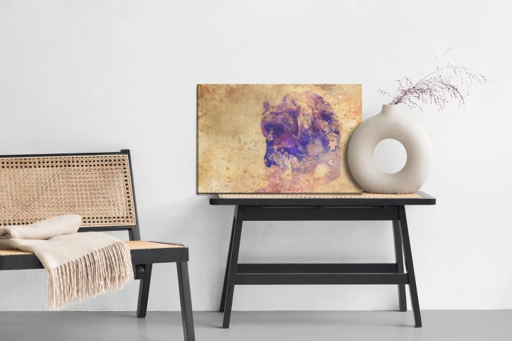 Obraz Na Płótnie Dziki Niedźwiedź