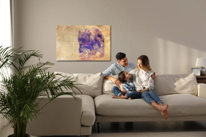 Obraz Na Płótnie Dziki Niedźwiedź