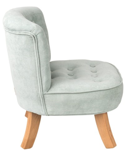 fotel dla dziecka miętowy