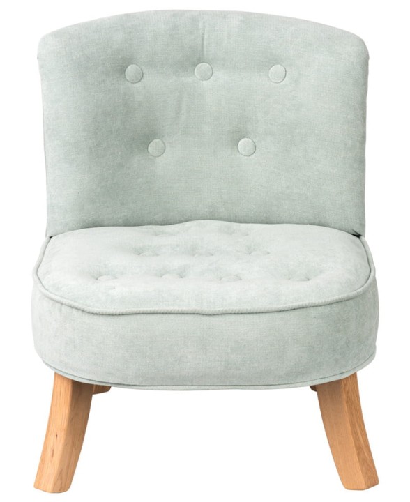 welurowy fotel dla dziecka