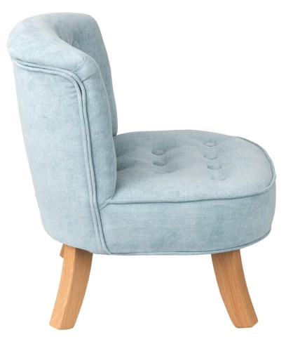 fotel dla dziecka błękitny