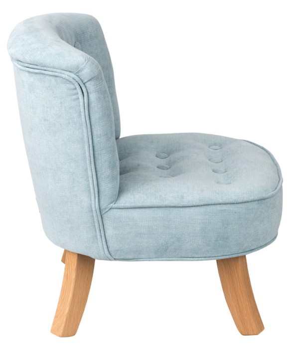 fotel dla dziecka błękitny