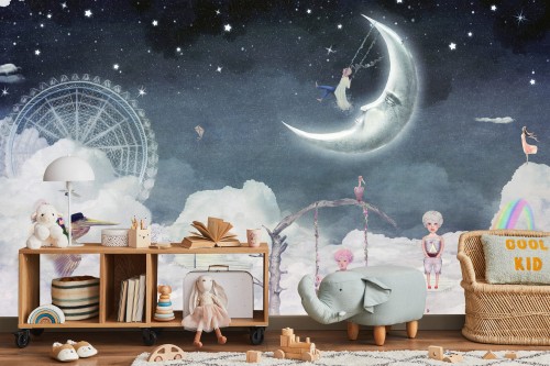 Fototapeta Bajkowe Miasto W Chmurach