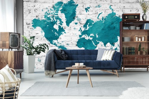 Fototapeta Mapa Świata