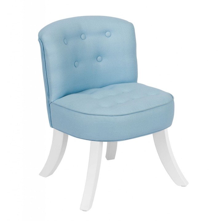 fotel dla dziecka na białych nogach