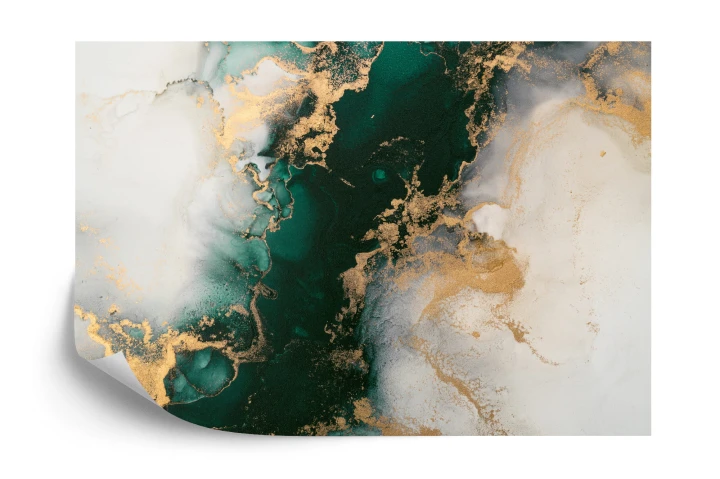 Fototapeta Marble Ink Abstract Art From Exquisite Original Painting For Abstract Background