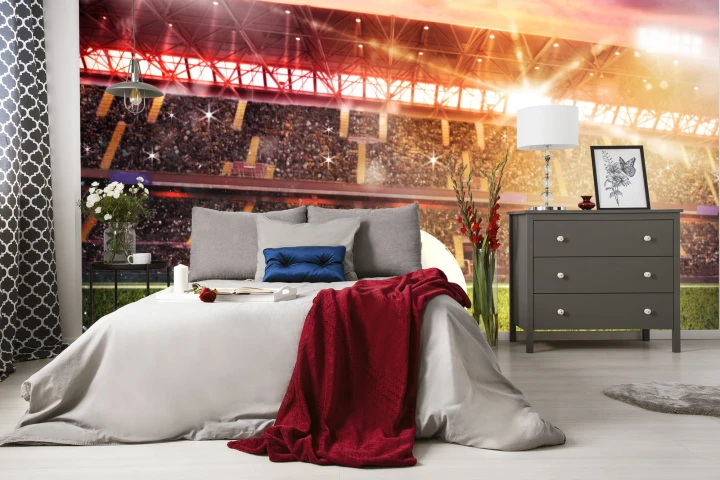 Fototapeta Piłka Nożna Na Stadionie