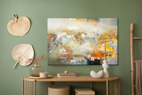 Obraz Na Płótnie Galopujące Konie