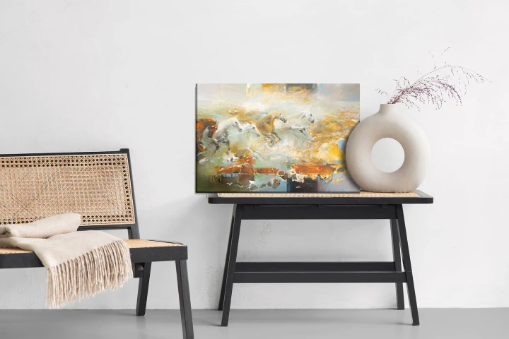 Obraz Na Płótnie Galopujące Konie