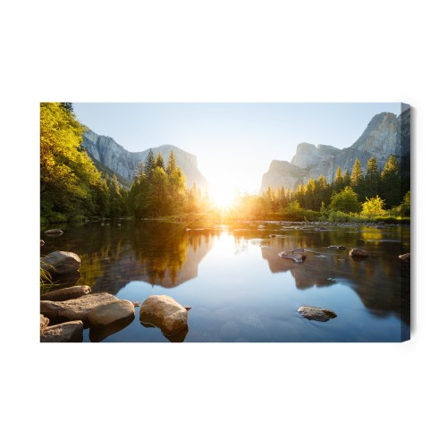 Obraz Na Płótnie Wschód Słońca W Dolinie Yosemite