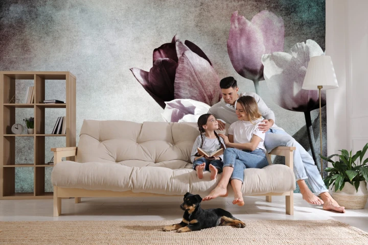 Fototapeta Tulipany W Stylu Vintage