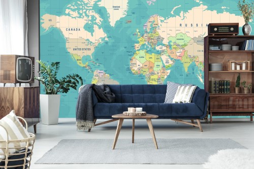 Fototapeta Mapa Świata