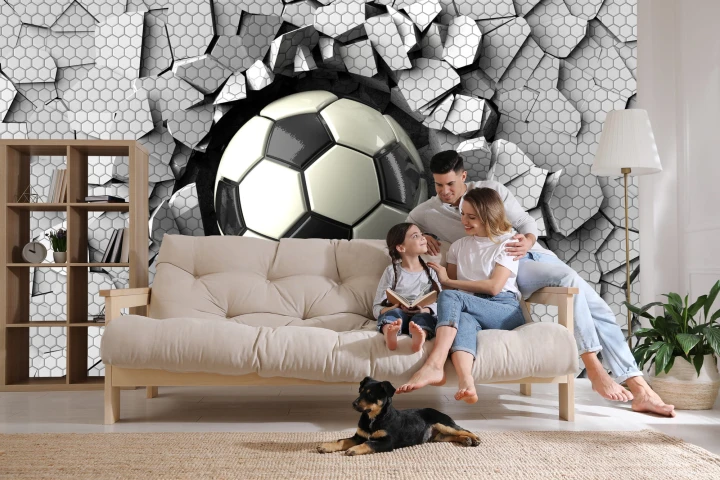Fototapeta 3D Dla Chłopca, Piłka