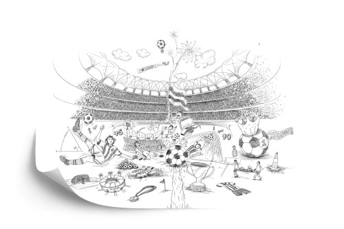 Fototapeta Piłka Nożna Stadion