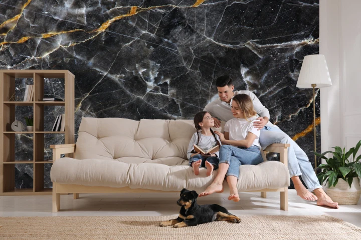 Fototapeta Marmur W Odcieniach Szarości