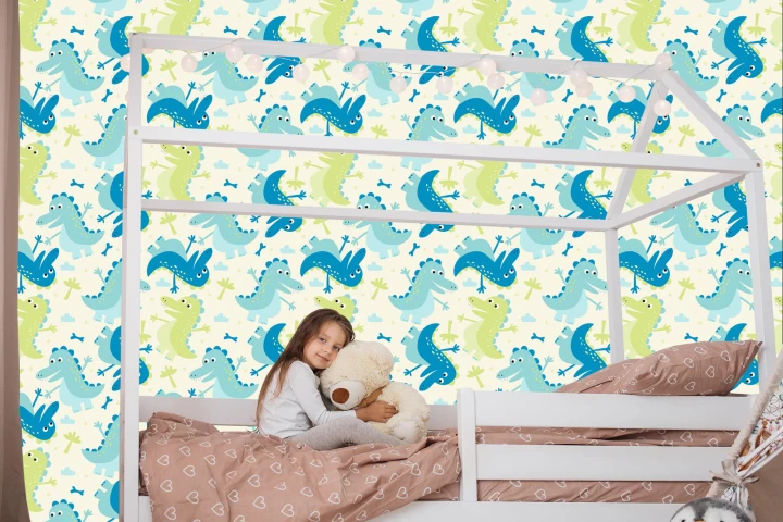 Tapeta Dla Dzieci - Dinozaury