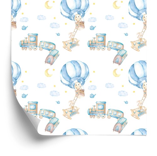 Tapeta Balony Nocą