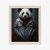 Plakat Miś Panda Ubrany W Dżinsową Kurtkę