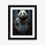 Plakat Miś Panda Ubrany W Dżinsową Kurtkę