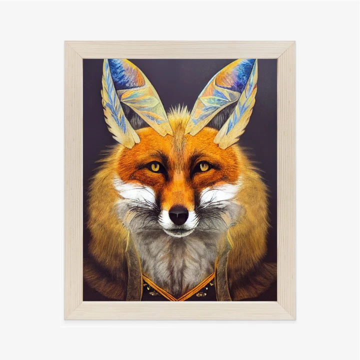 Plakat Portret Lisa Na Ilustracji
