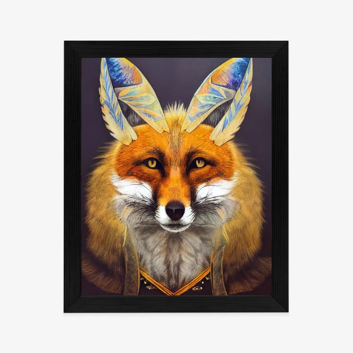 Plakat Portret Lisa Na Ilustracji