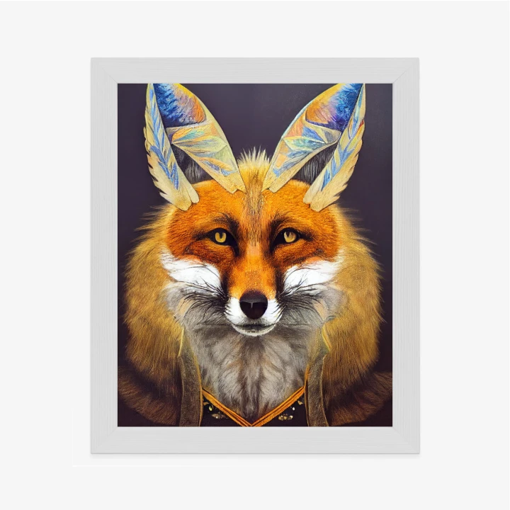 Plakat Portret Lisa Na Ilustracji
