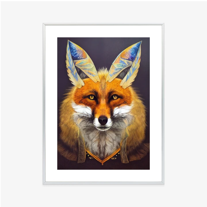 Plakat Portret Lisa Na Ilustracji
