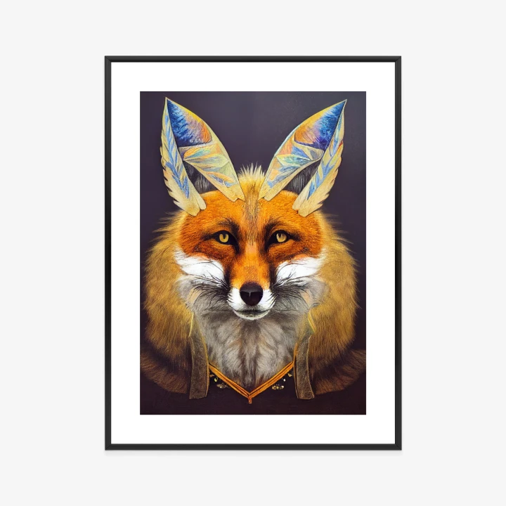 Plakat Portret Lisa Na Ilustracji