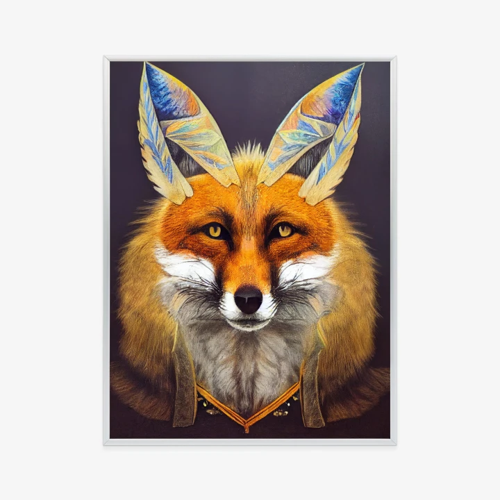 Plakat Portret Lisa Na Ilustracji