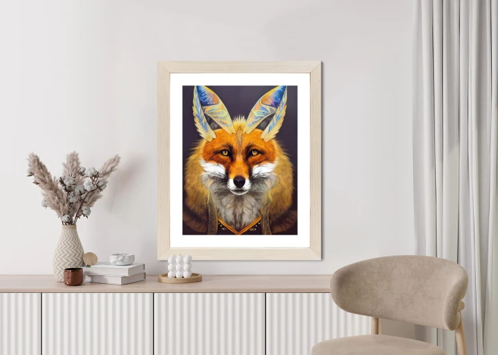 Plakat Portret Lisa Na Ilustracji