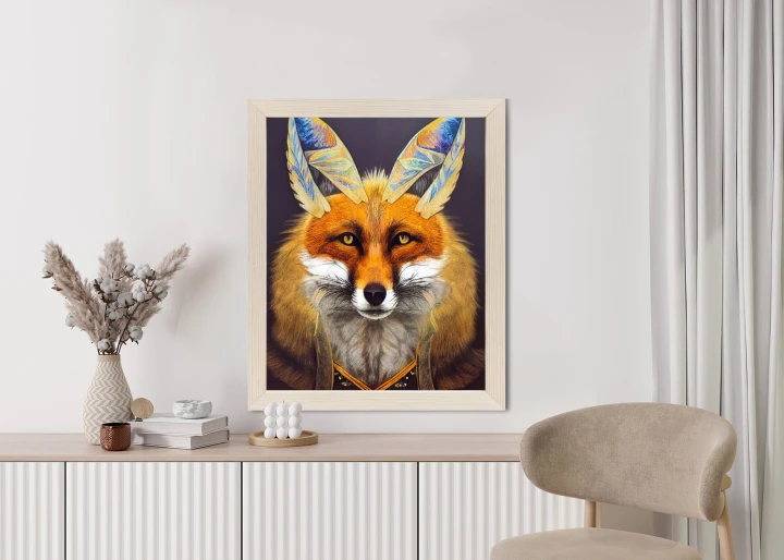 Plakat Portret Lisa Na Ilustracji