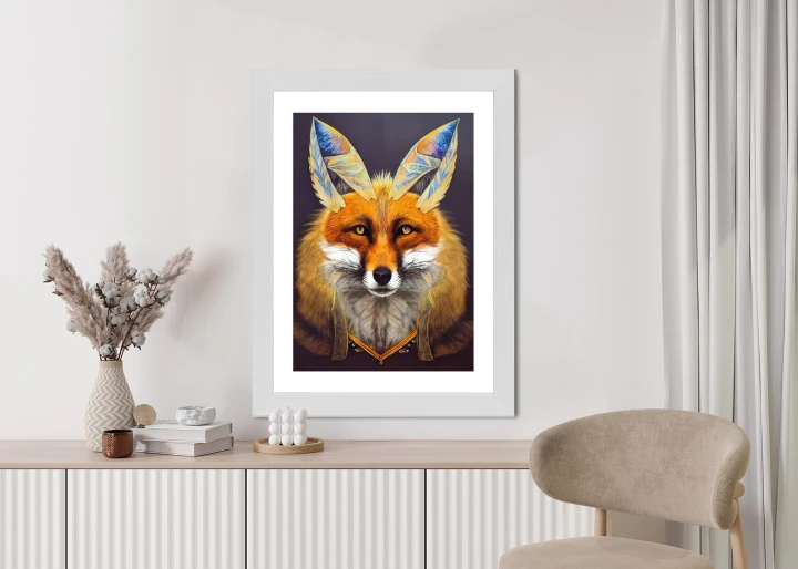 Plakat Portret Lisa Na Ilustracji