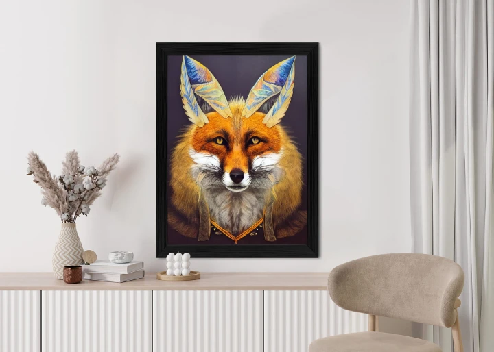Plakat Portret Lisa Na Ilustracji