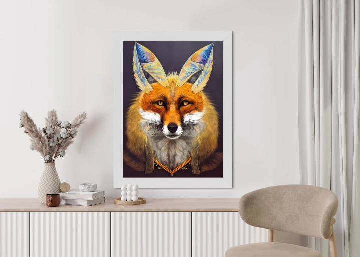 Plakat Portret Lisa Na Ilustracji