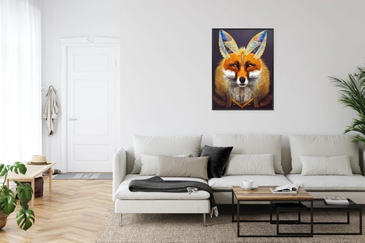 Plakat Portret Lisa Na Ilustracji