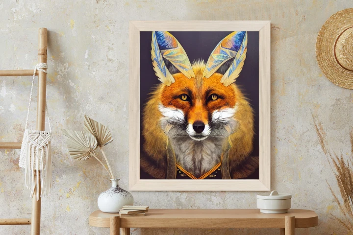 Plakat Portret Lisa Na Ilustracji