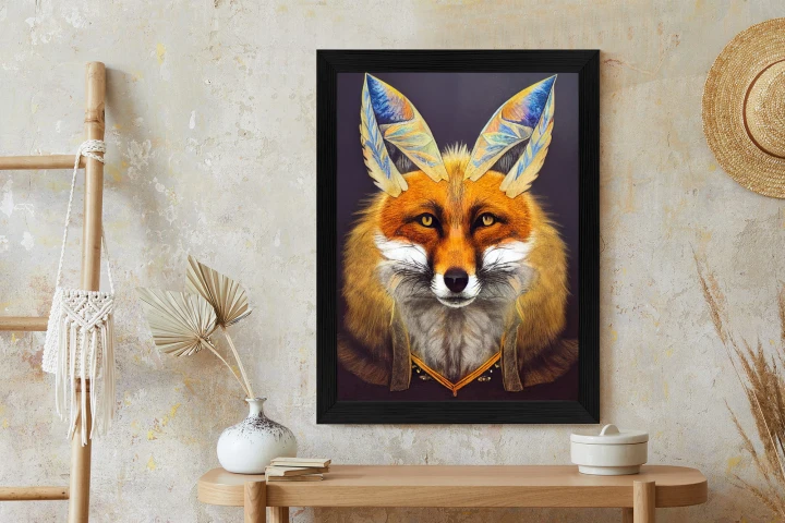 Plakat Portret Lisa Na Ilustracji