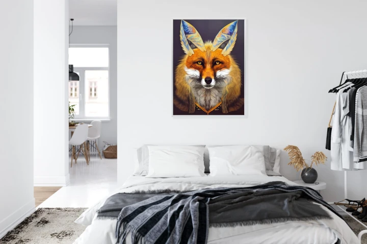 Plakat Portret Lisa Na Ilustracji