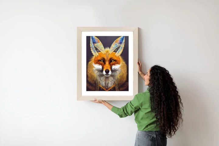 Plakat Portret Lisa Na Ilustracji