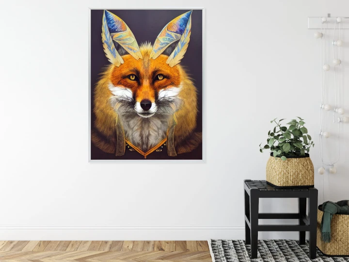 Plakat Portret Lisa Na Ilustracji