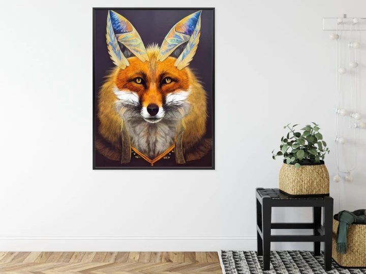 Plakat Portret Lisa Na Ilustracji