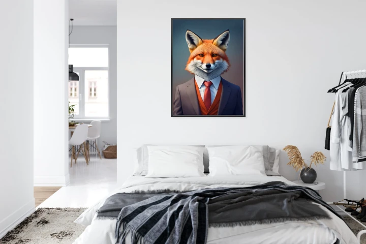 Plakat Portret Lisa W Ubraniu Mężczyzny