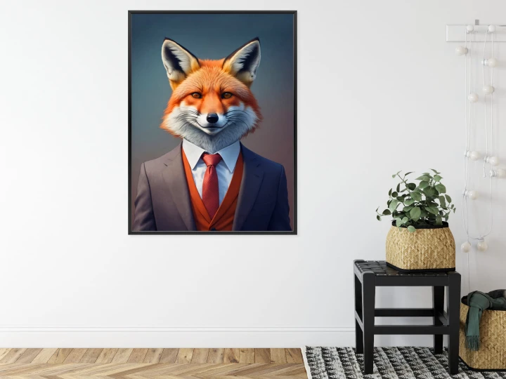 Plakat Portret Lisa W Ubraniu Mężczyzny