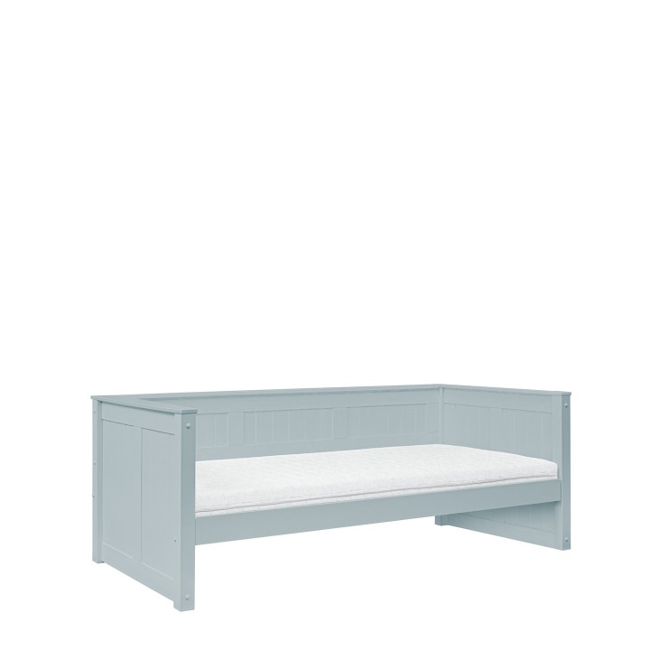 niebieskie łóżko sofa młodzieżowe Collet 90x200 do pokoju nastolatki