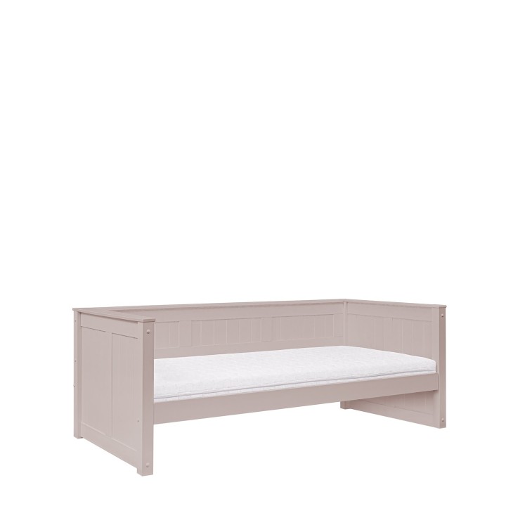 różowe łóżko sofa młodzieżowe Collet 90x200 do pokoju nastolatki