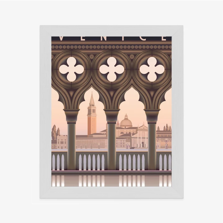 Plakat Wczesny Poranek W Wenecji
